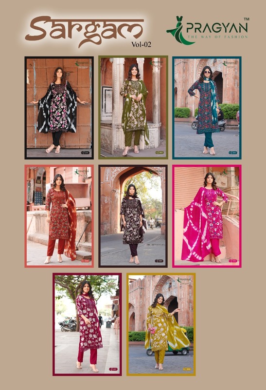 Pragyan Sargam Vol 2 Printed Salwar Kameez Catalog collection 3