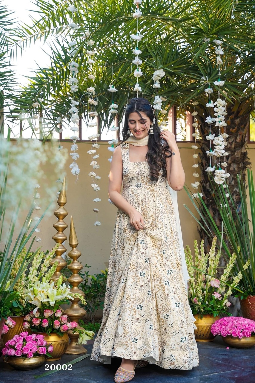 Clora Vol 20 Printed Anarkali Gown Catalog collection 6
