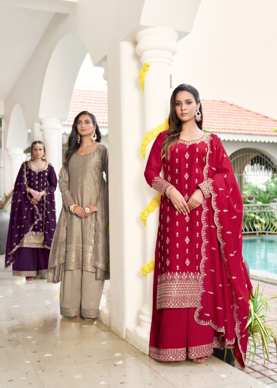 Sanika Fashion Sangeet Embroidery Salwar Kameez Catalog collection 11