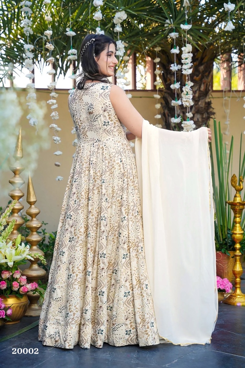Clora Vol 20 Printed Anarkali Gown Catalog collection 9