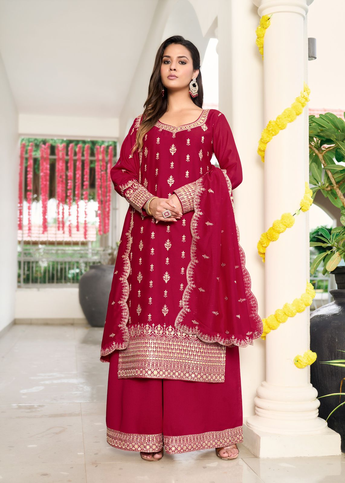 Sanika Fashion Sangeet Embroidery Salwar Kameez Catalog collection 5