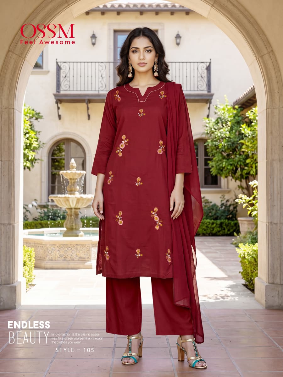 Ossm Millie Cotton Salwar Kameez Catalog collection 3