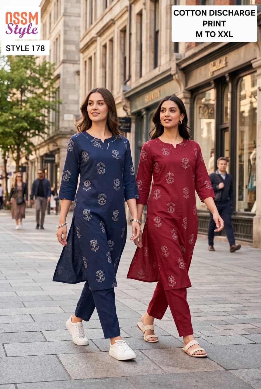 Ossm Style 178 Kurtis With Bottom Size Set collection 1