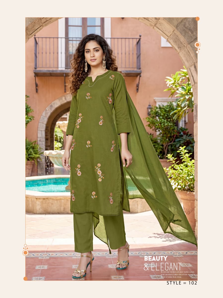 Ossm Millie Cotton Salwar Kameez Catalog collection 5