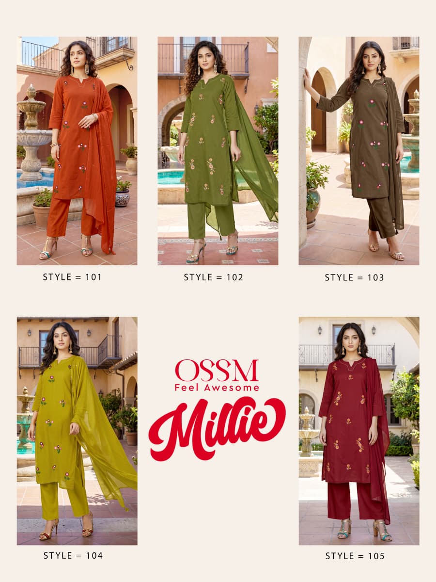 Ossm Millie Cotton Salwar Kameez Catalog collection 1