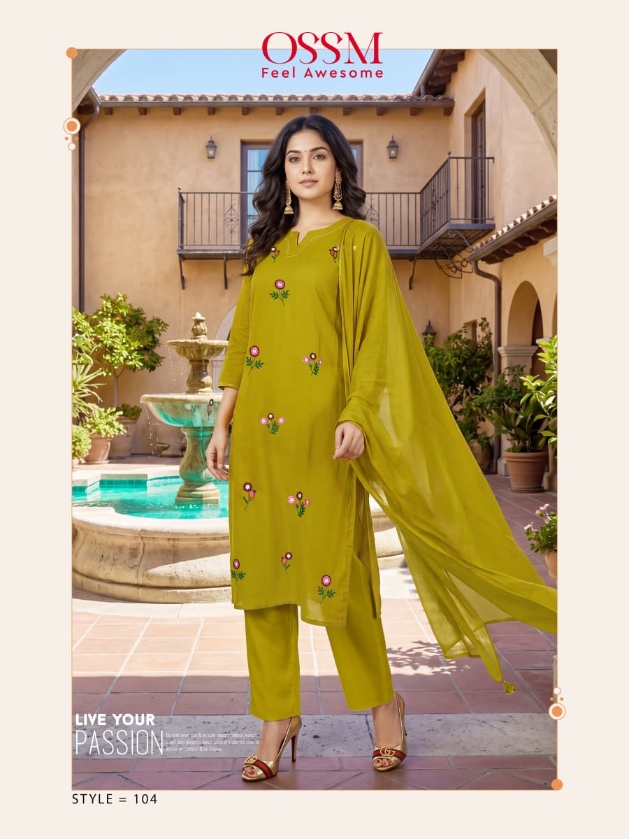 Ossm Millie Cotton Salwar Kameez Catalog collection 6