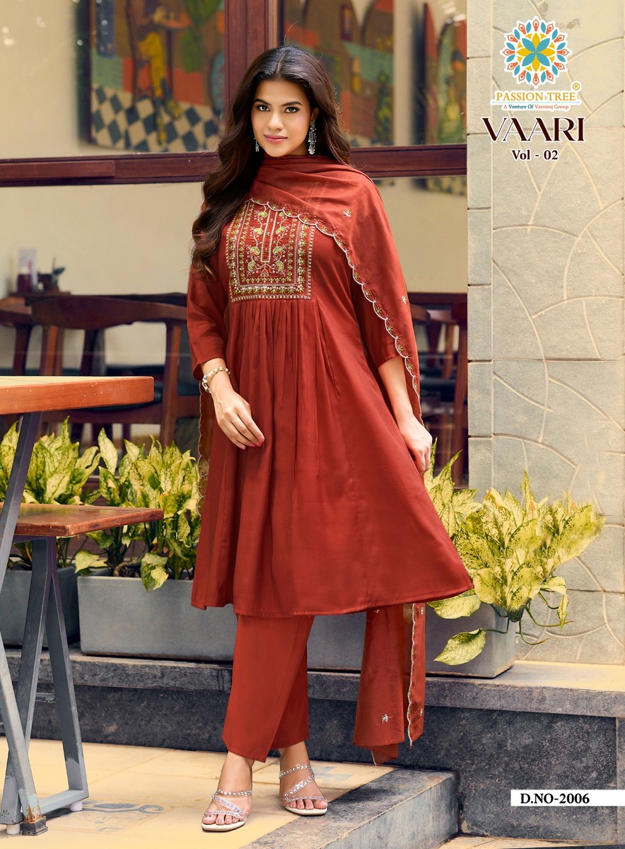 Passion Tree Vaari Vol 2 Readymade Dress Catalog collection 8