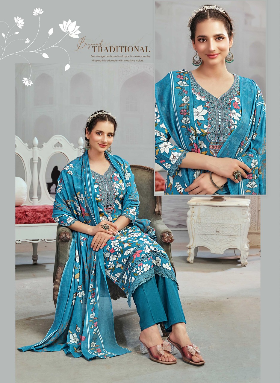 Rangmaya Cotton Crown Printed Salwar Kameez Catalog collection 5