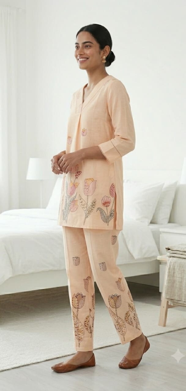 Aarvee Creation Cotton Co Ord Set Size Set at Wholesale Rate collection 10