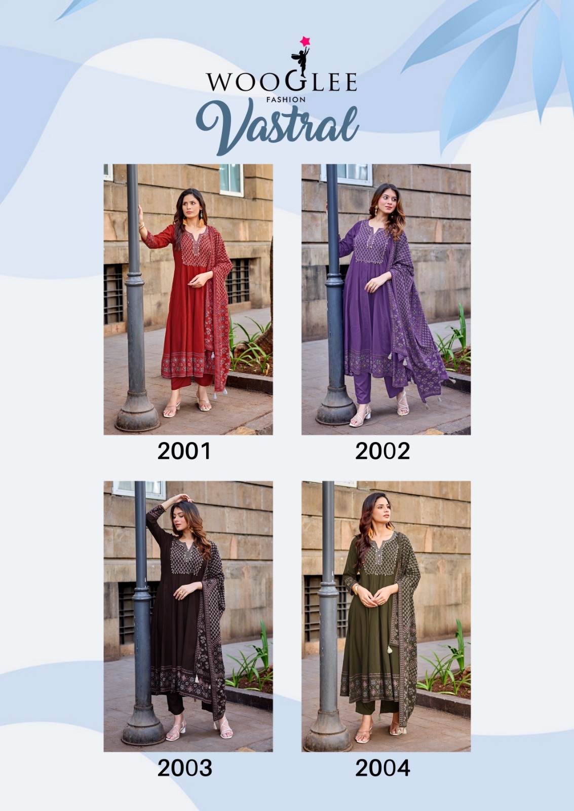 Wooglee Fashion Vastral Readymade Dress Catalog collection 6