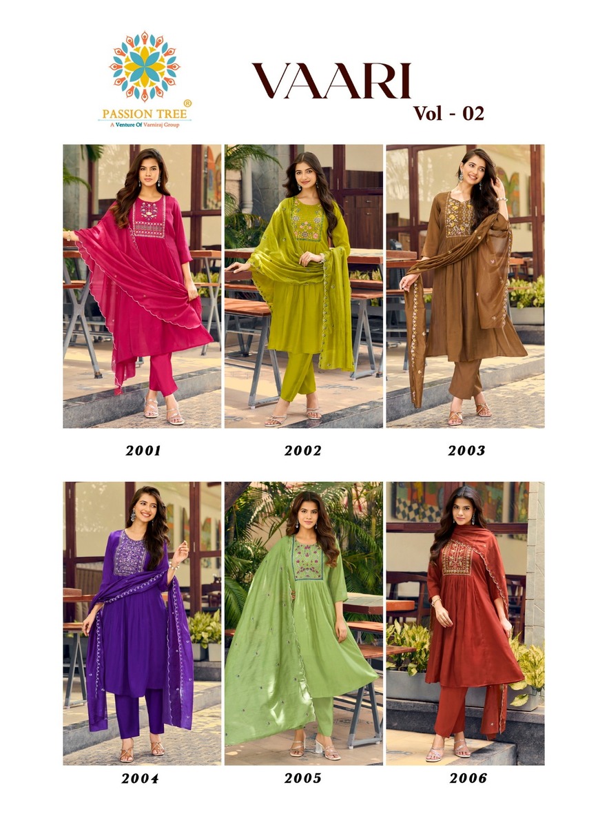 Passion Tree Vaari Vol 2 Readymade Dress Catalog collection 9