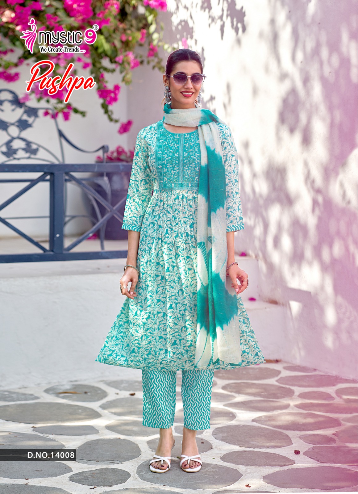 Mystic 9 Pushpa Vol 14 Readymade Dress Catalog collection 14