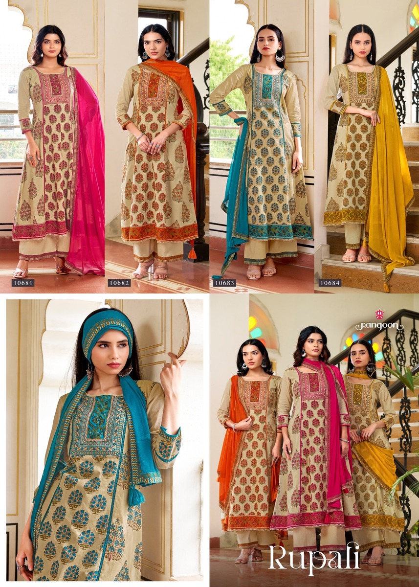 Rangoon Rupali Anarkali Suits Catalog at Wholesale Rate collection 7