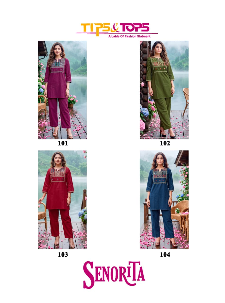 Tips And Tops Senorita Co Ord Set Catalog collection 5