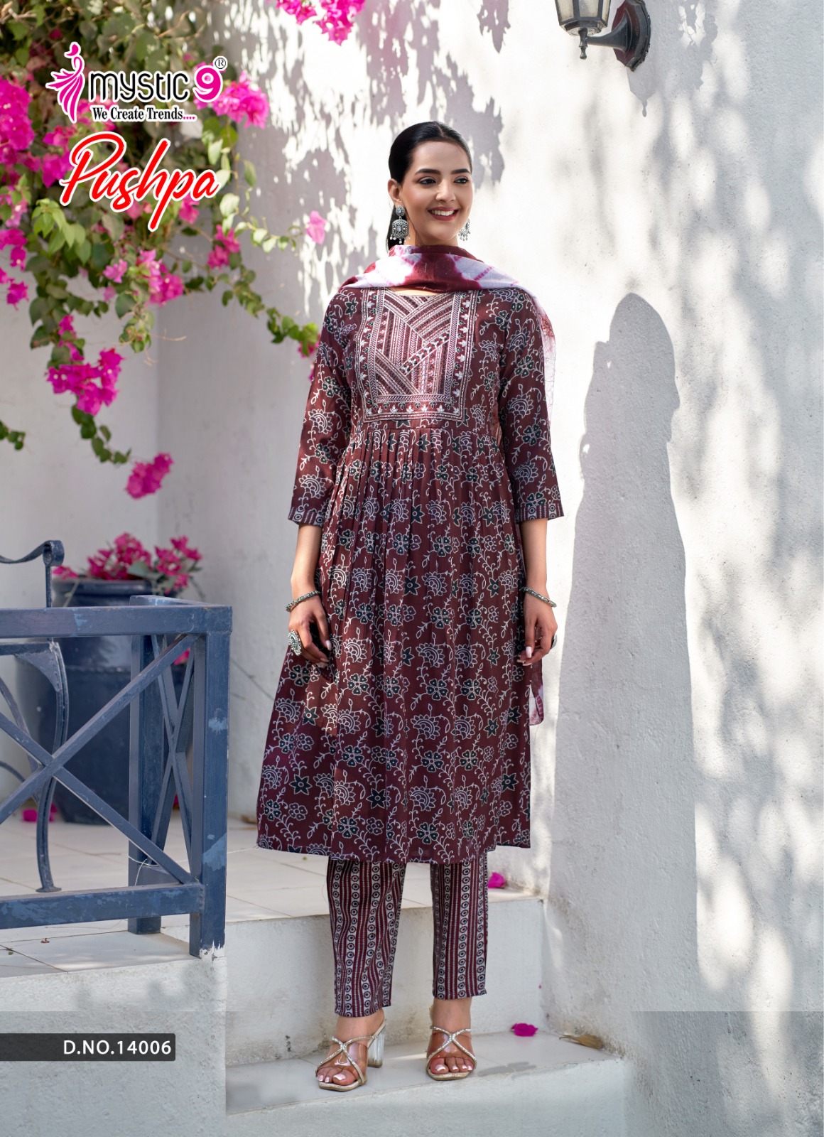 Mystic 9 Pushpa Vol 14 Readymade Dress Catalog collection 9