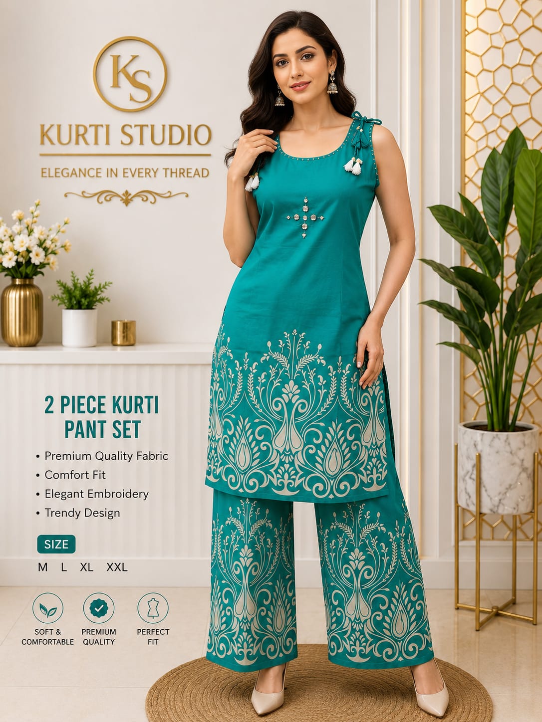 Aarvee Creation Speghetti Co Ord Set Size Set collection 2
