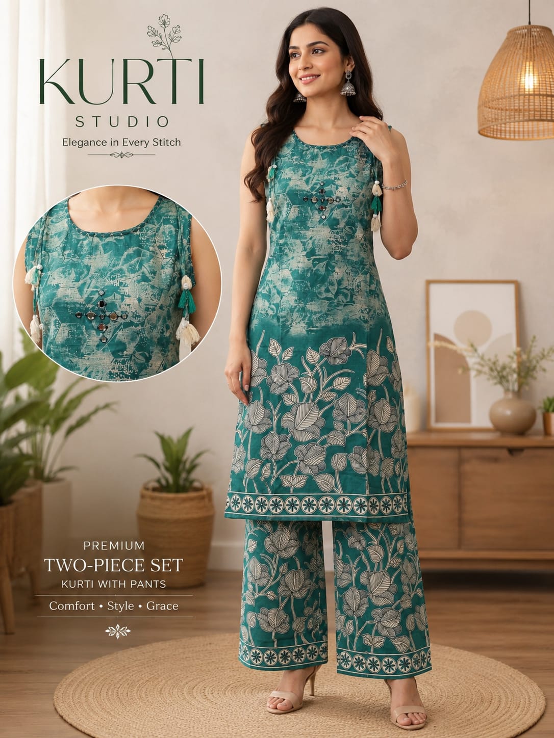 Aarvee Creation Speghetti Co Ord Set Size Set collection 14