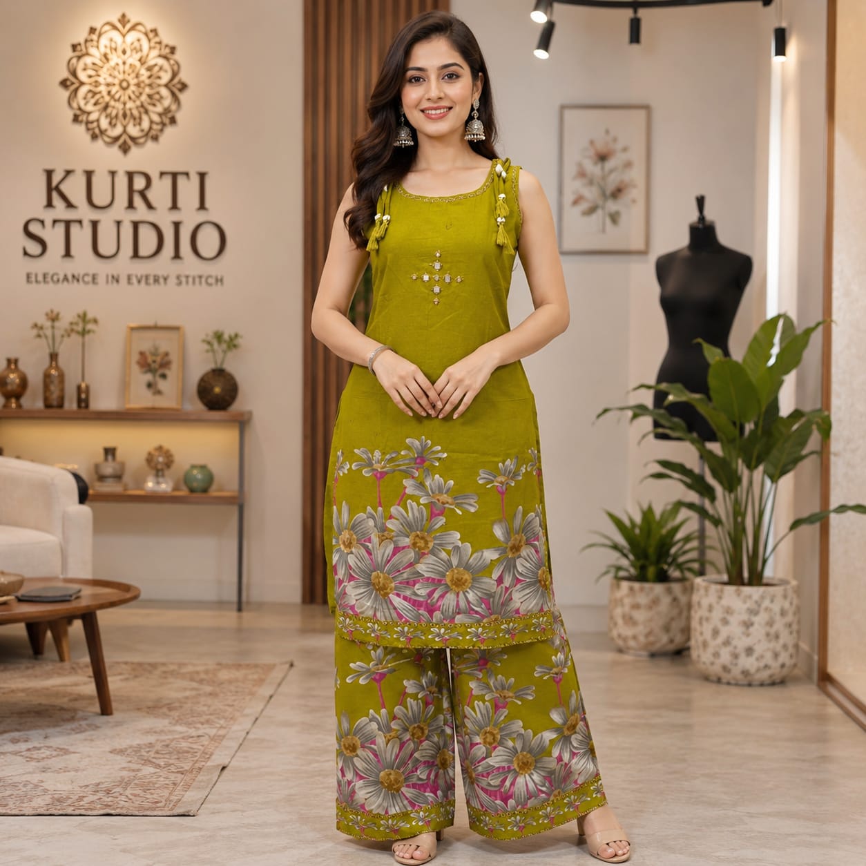 Aarvee Creation Speghetti Co Ord Set Size Set collection 10
