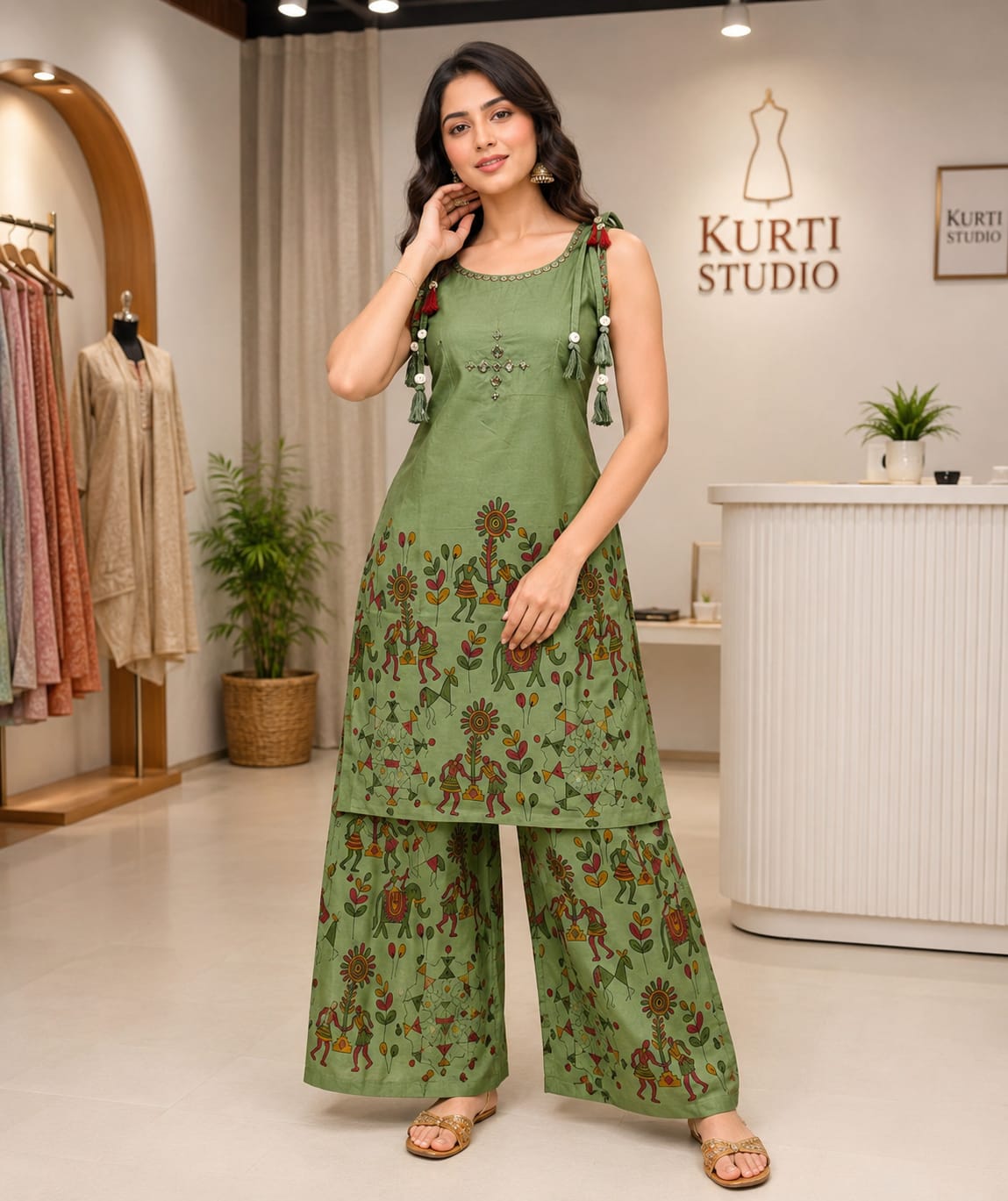 Aarvee Creation Speghetti Co Ord Set Size Set collection 15