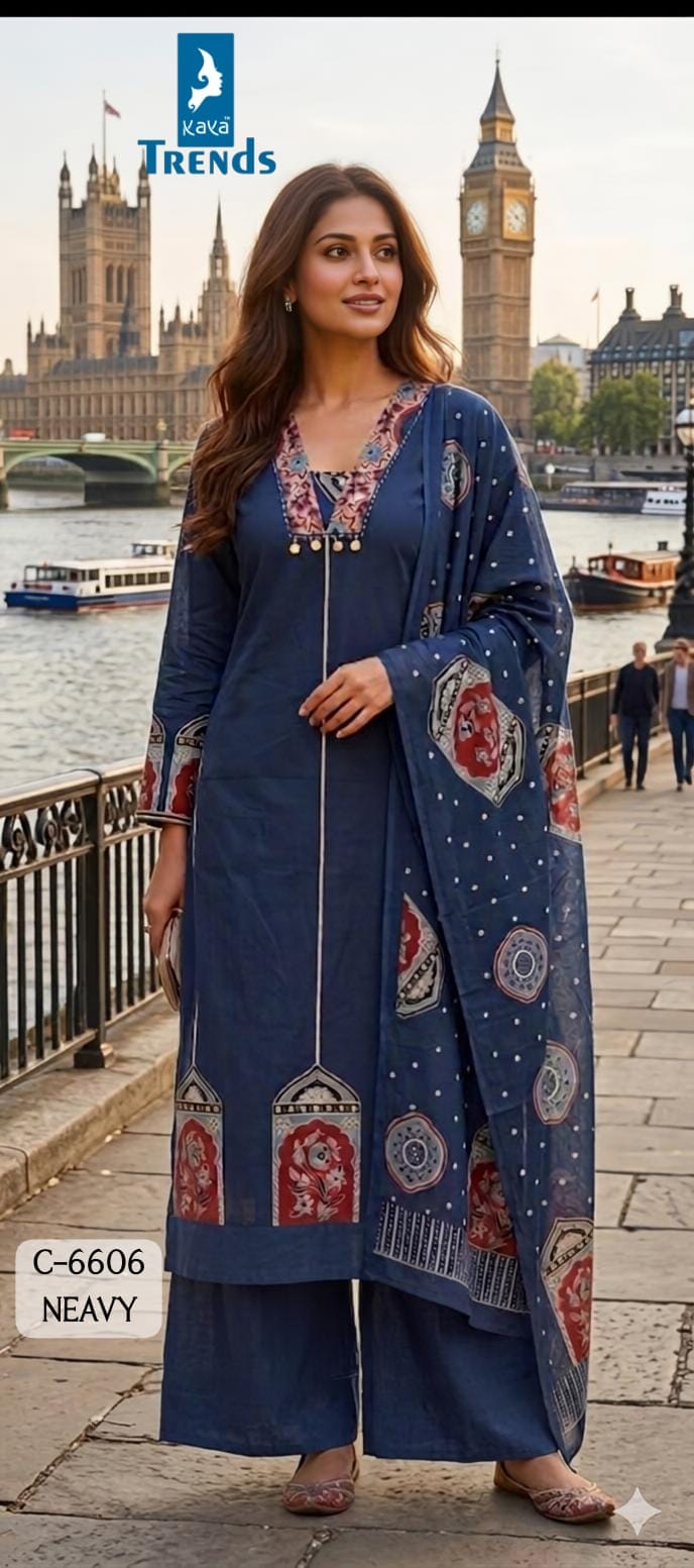 Kaya Kurti Fancy Cotton Salwar Kameez Size Set collection 3