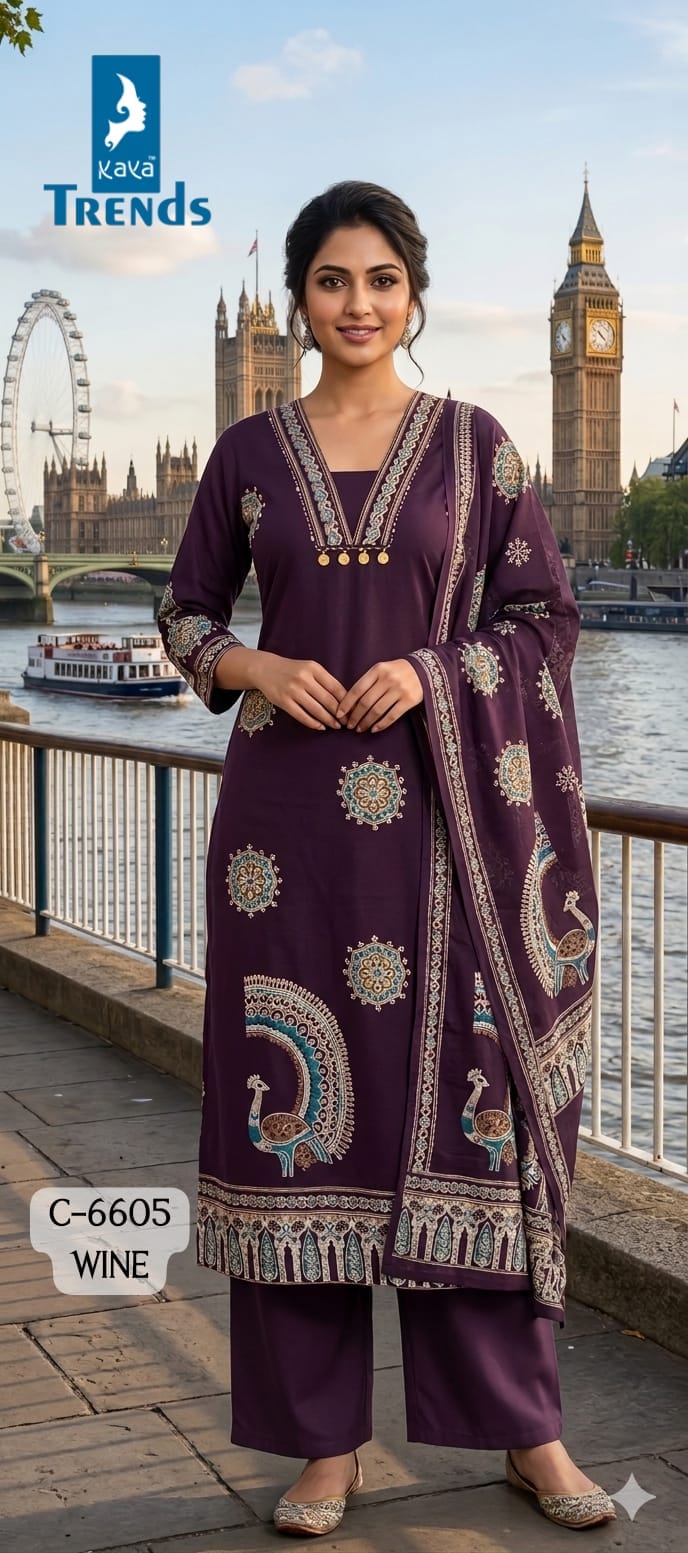 Kaya Kurti Fancy Cotton Salwar Kameez Size Set collection 4