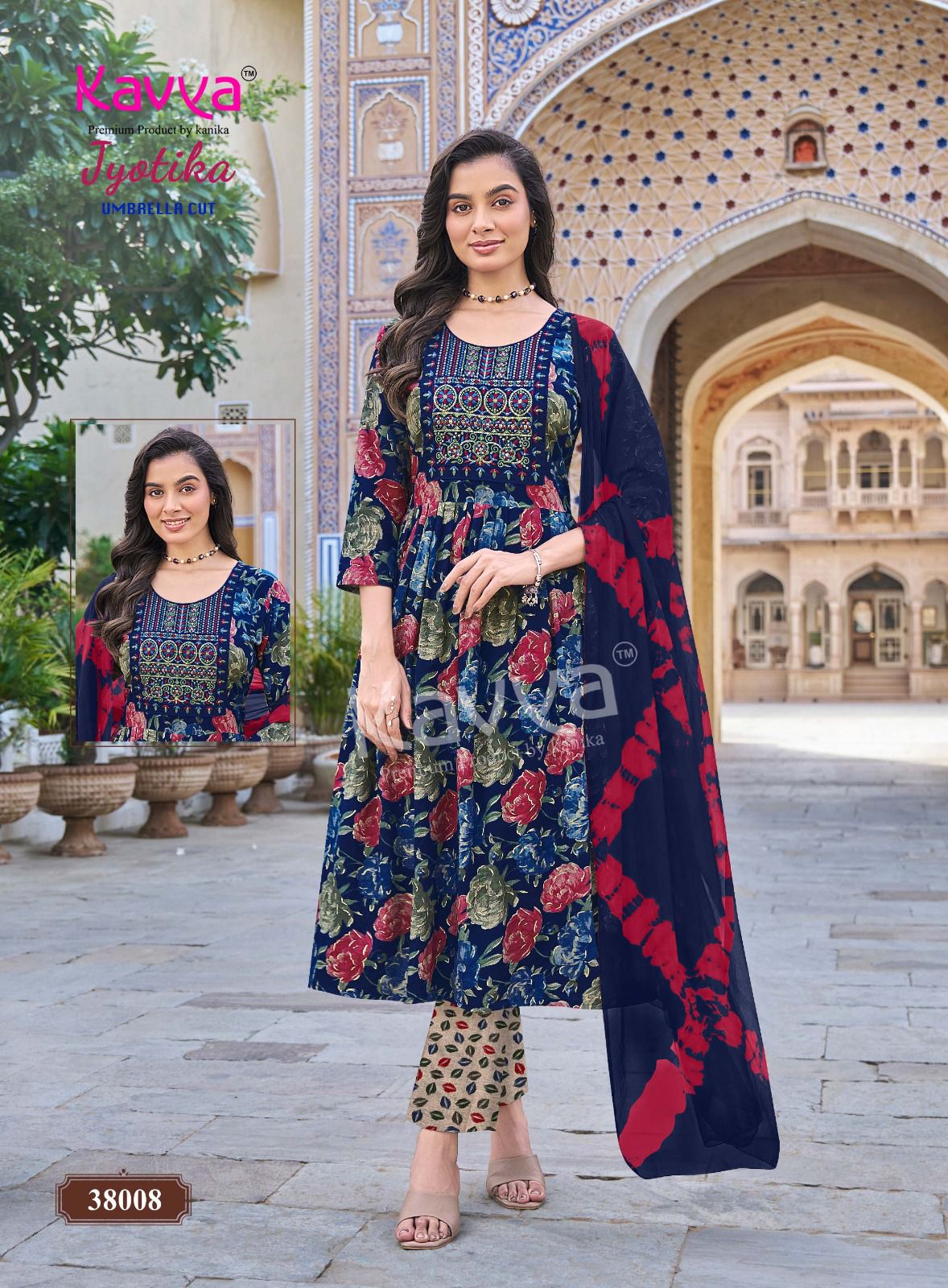 Kavya Jyotika Vol 38 Printed Salwar Kameez Catalog collection 3