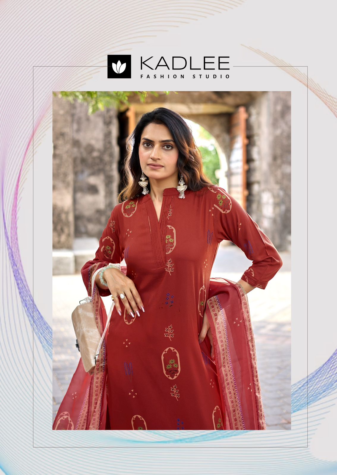 Kadlee Classy Look Printed Salwar Kameez Catalog collection 8