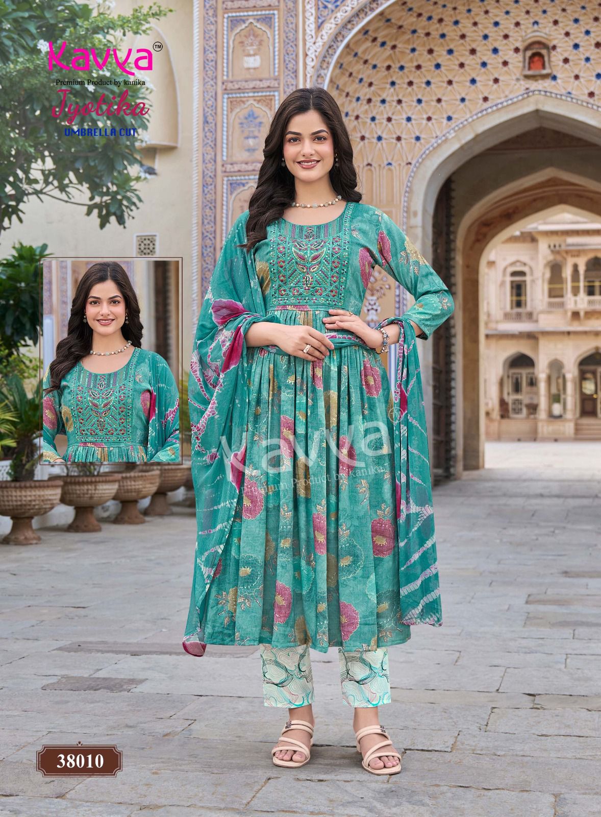Kavya Jyotika Vol 38 Printed Salwar Kameez Catalog collection 1