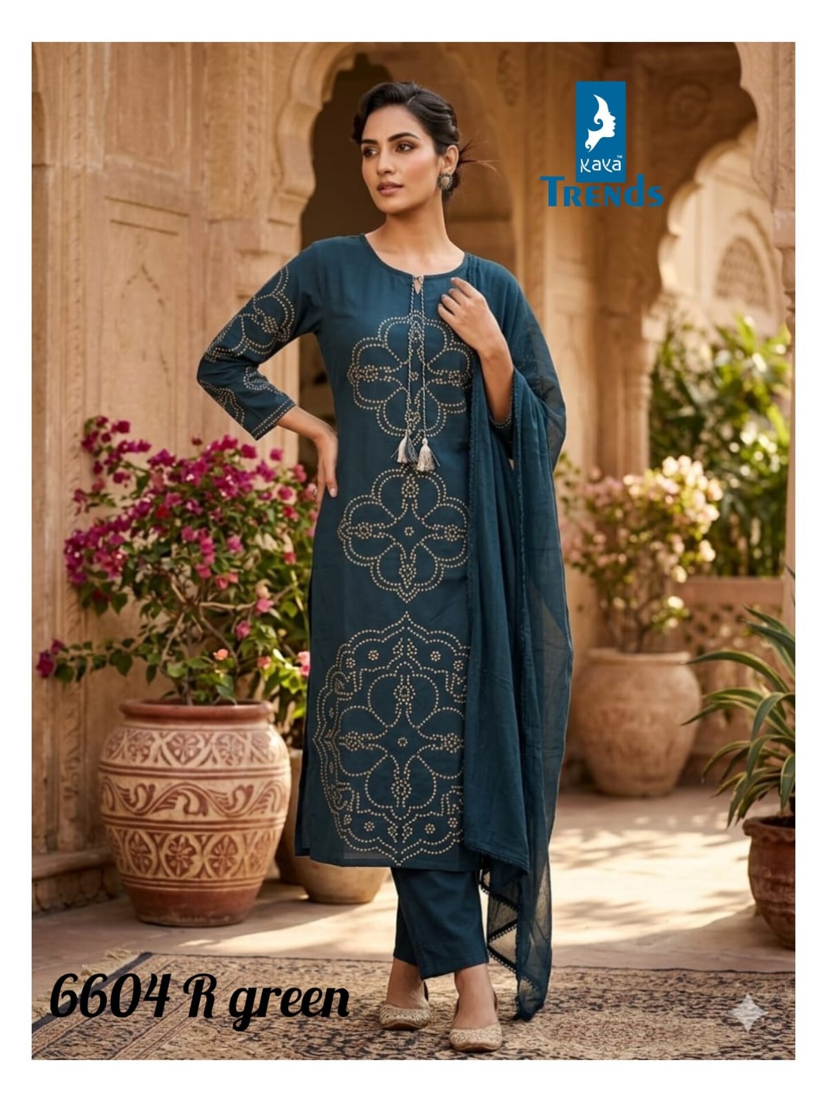 Kaya Kurti Fancy Cotton Salwar Kameez Size Set collection 7