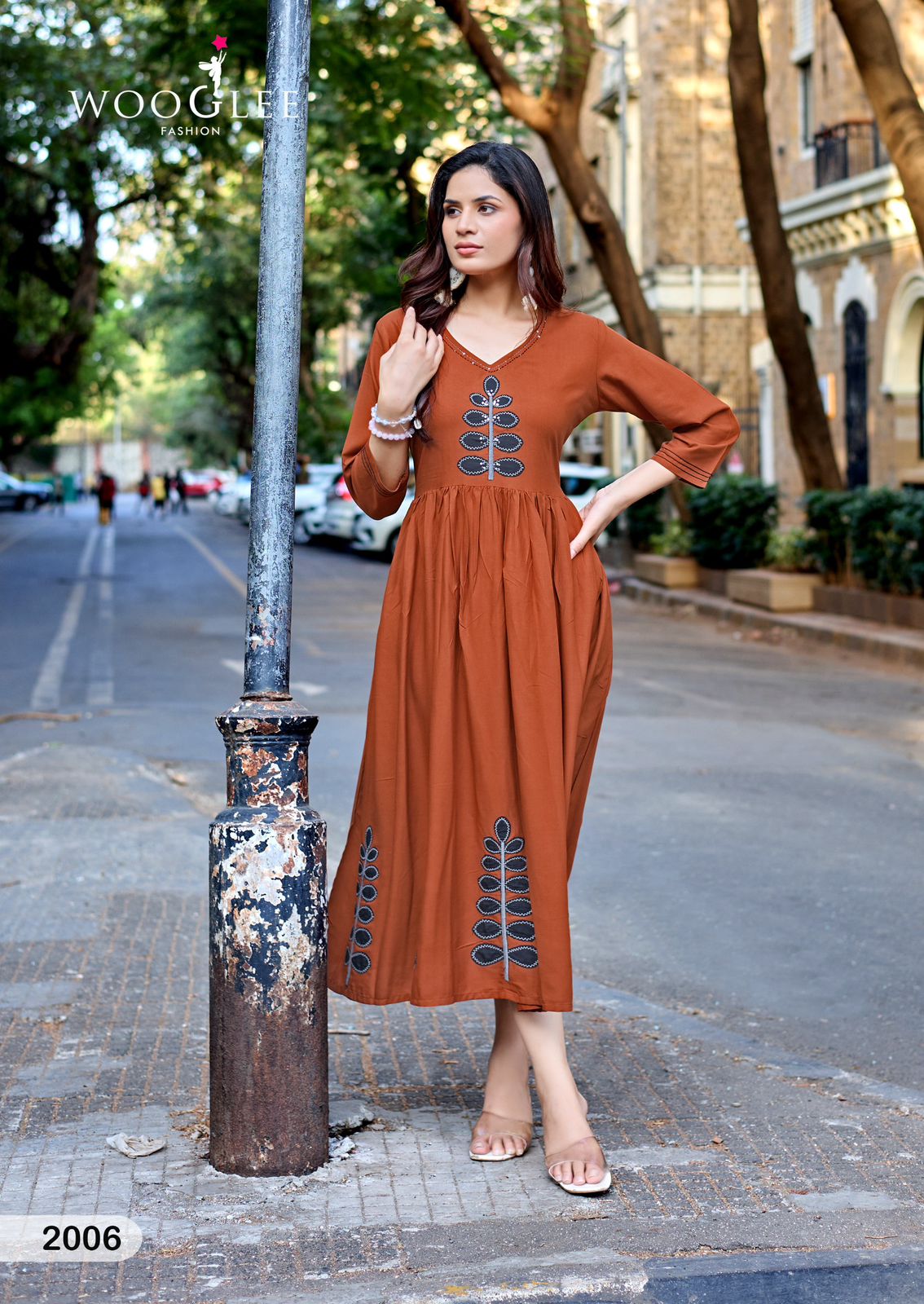 Wooglee Fashion Yamini One Piece Dress Catalog collection 8
