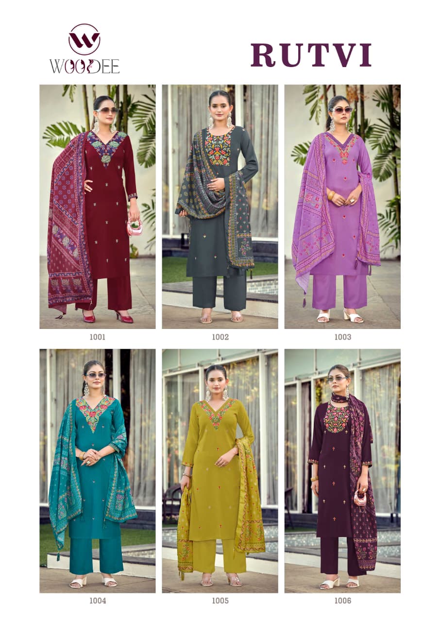 Woodee Rutvi Readymade Dress Catalog collection 1