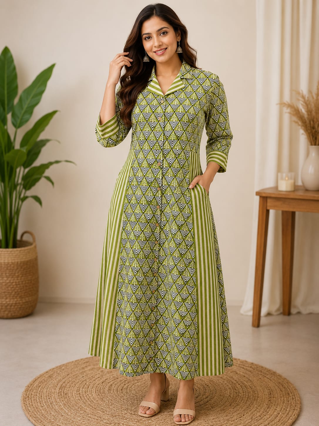 Aarvee Creation Jdv One Piece Dress Size Set collection 7