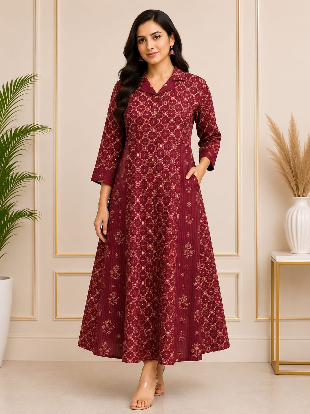 Aarvee Creation Jdv One Piece Dress Size Set collection 11