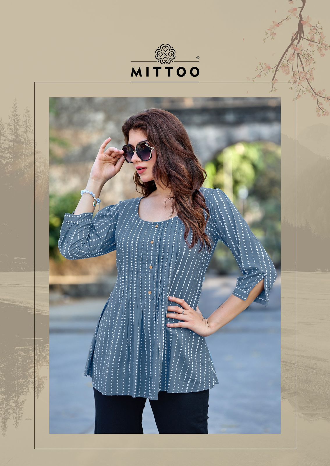 Mittoo Kurti Crispy Ladies Tops Catalog collection 10