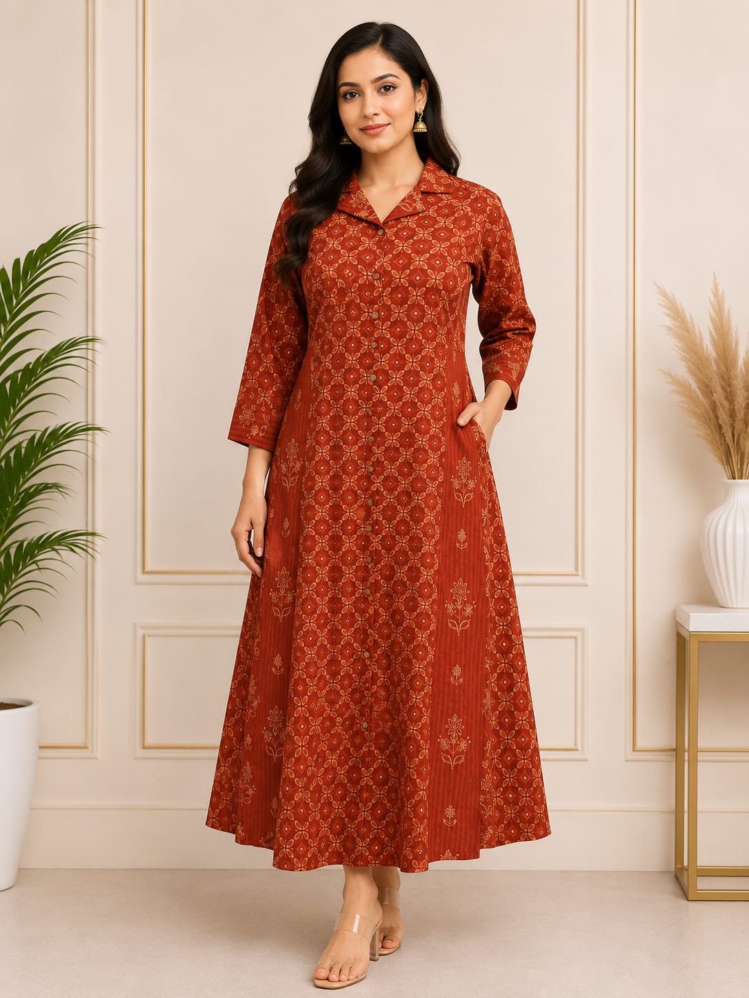 Aarvee Creation Jdv One Piece Dress Size Set collection 1