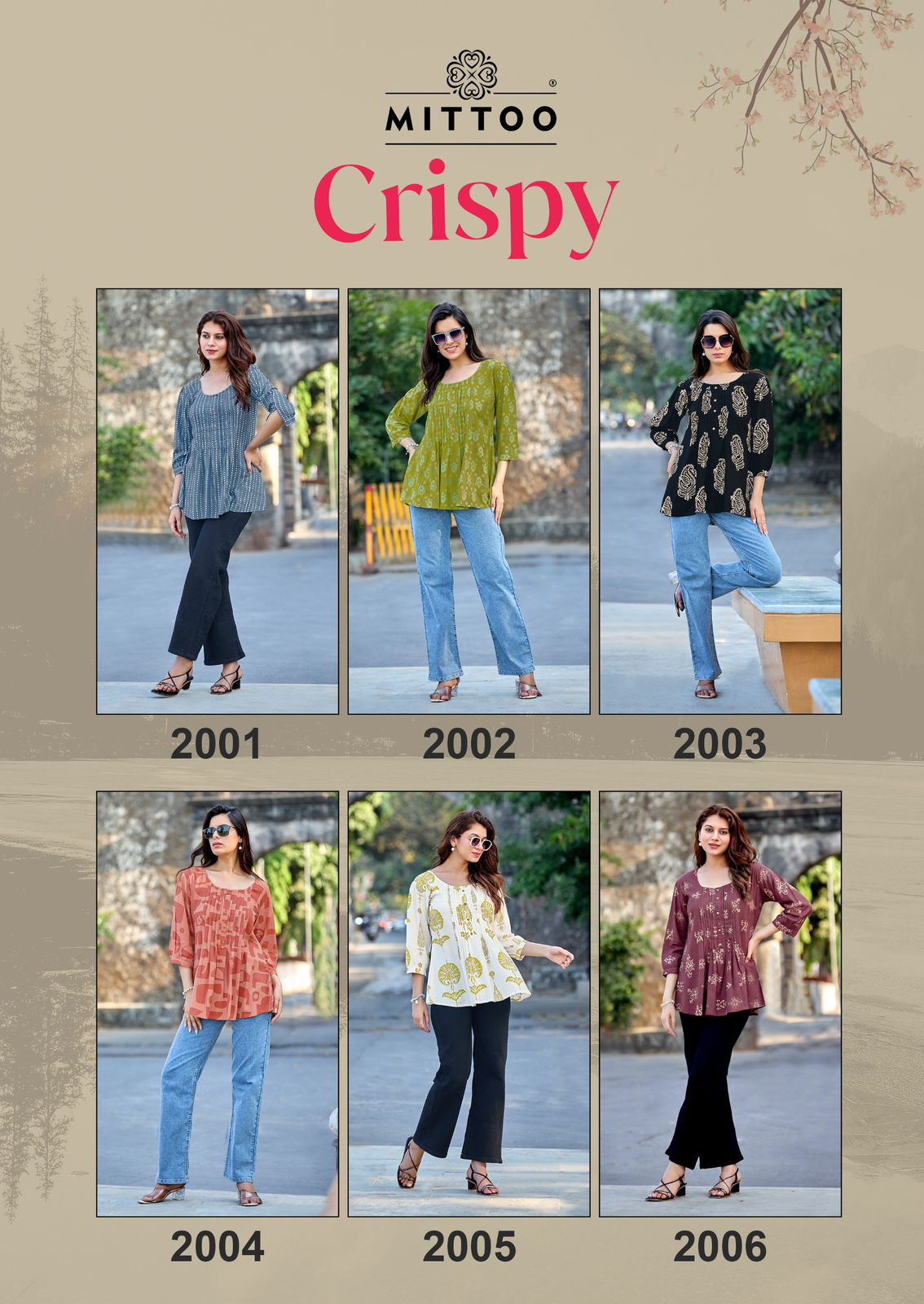 Mittoo Kurti Crispy Ladies Tops Catalog collection 1