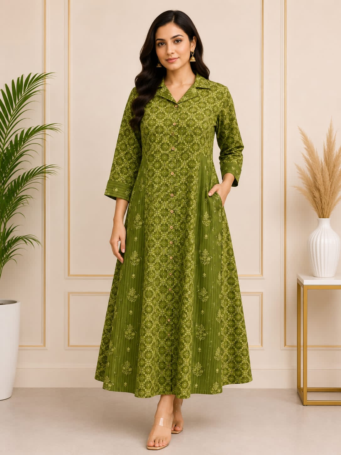 Aarvee Creation Jdv One Piece Dress Size Set collection 13