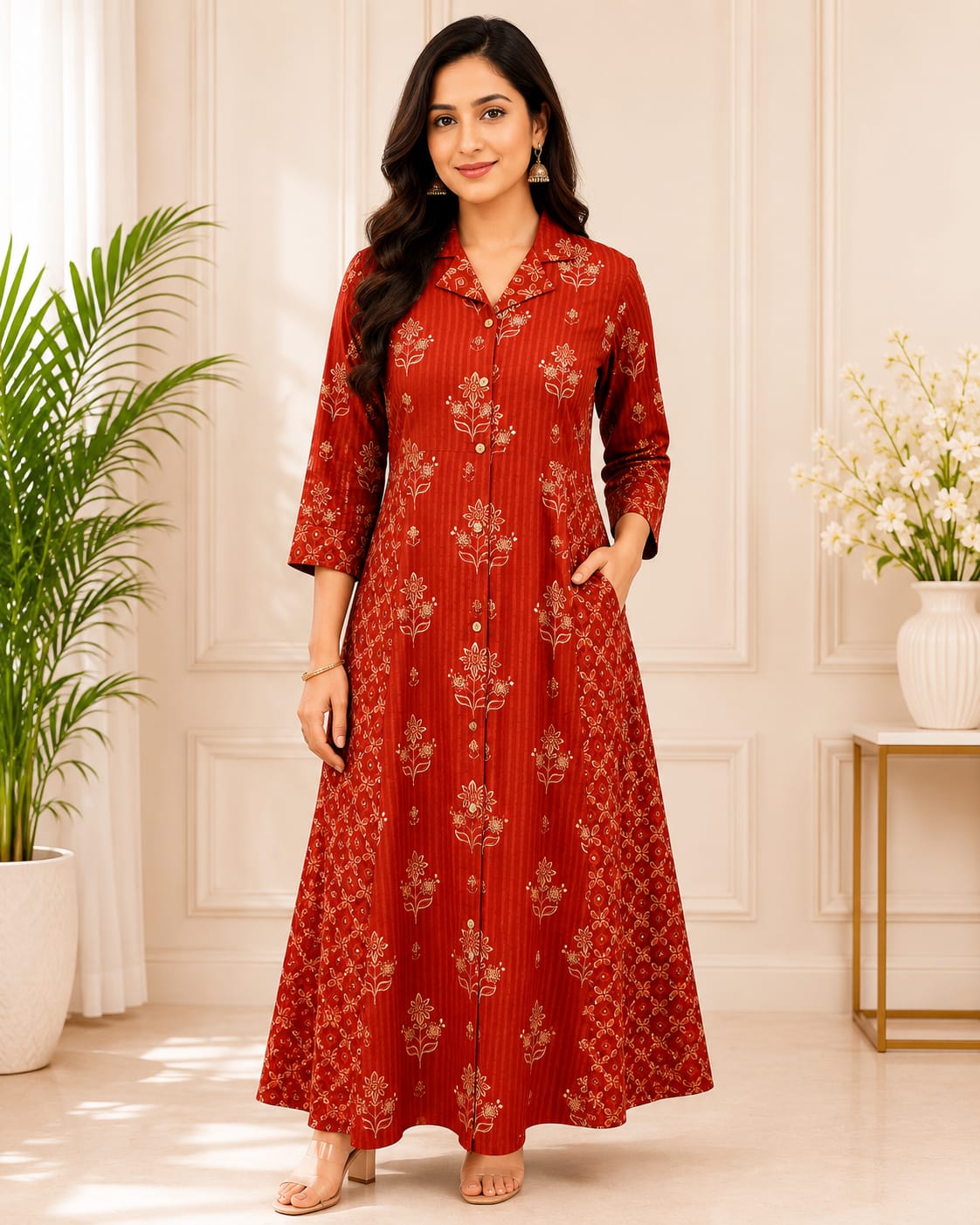 Aarvee Creation Jdv One Piece Dress Size Set collection 12