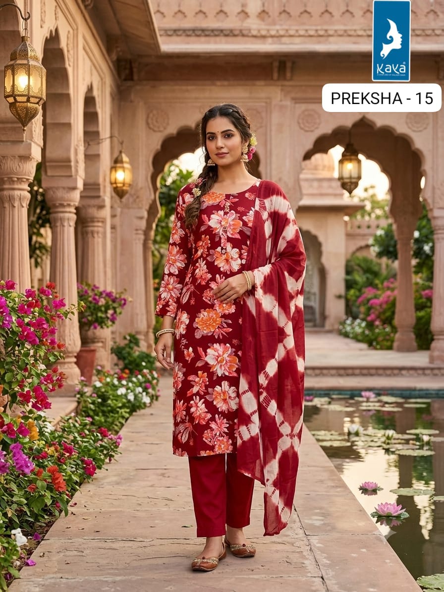 Kaya Kurti Preksha Printed Salwar Kameez Size Set collection 8