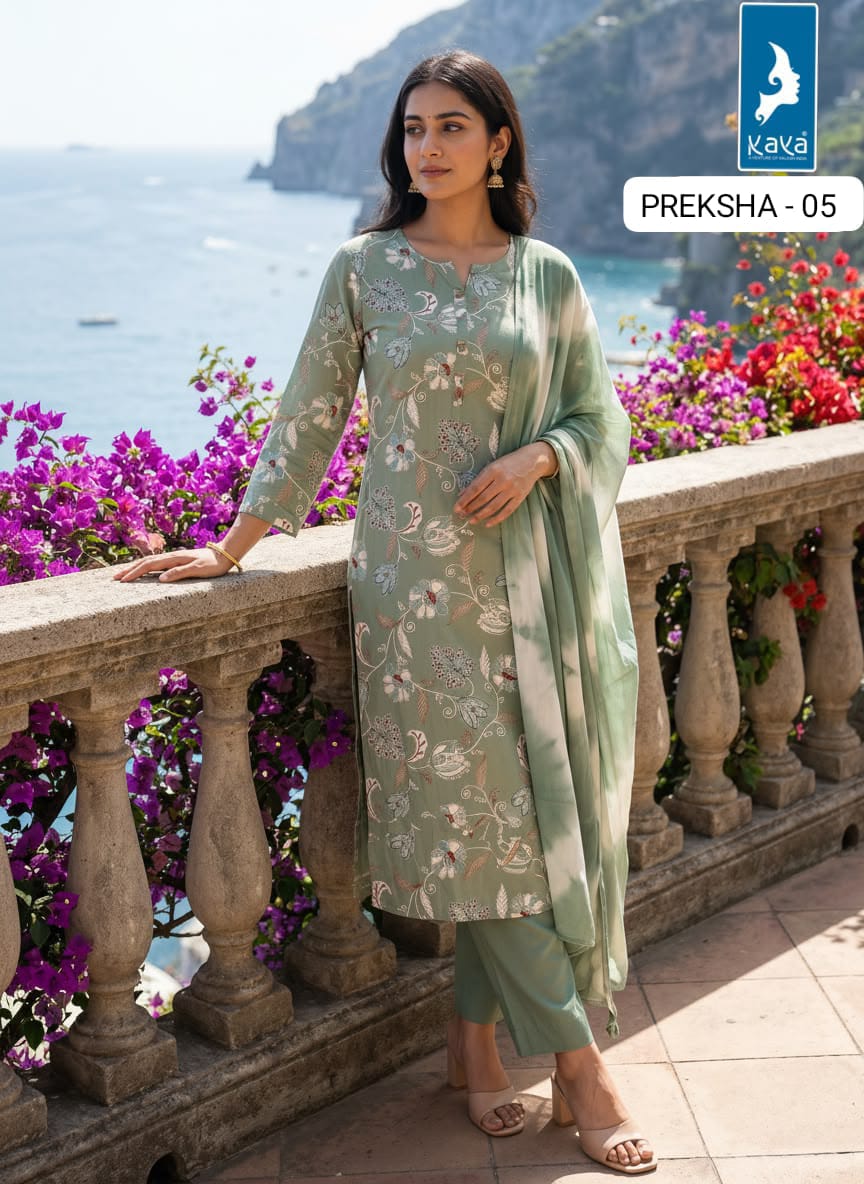 Kaya Kurti Preksha Printed Salwar Kameez Size Set collection 5