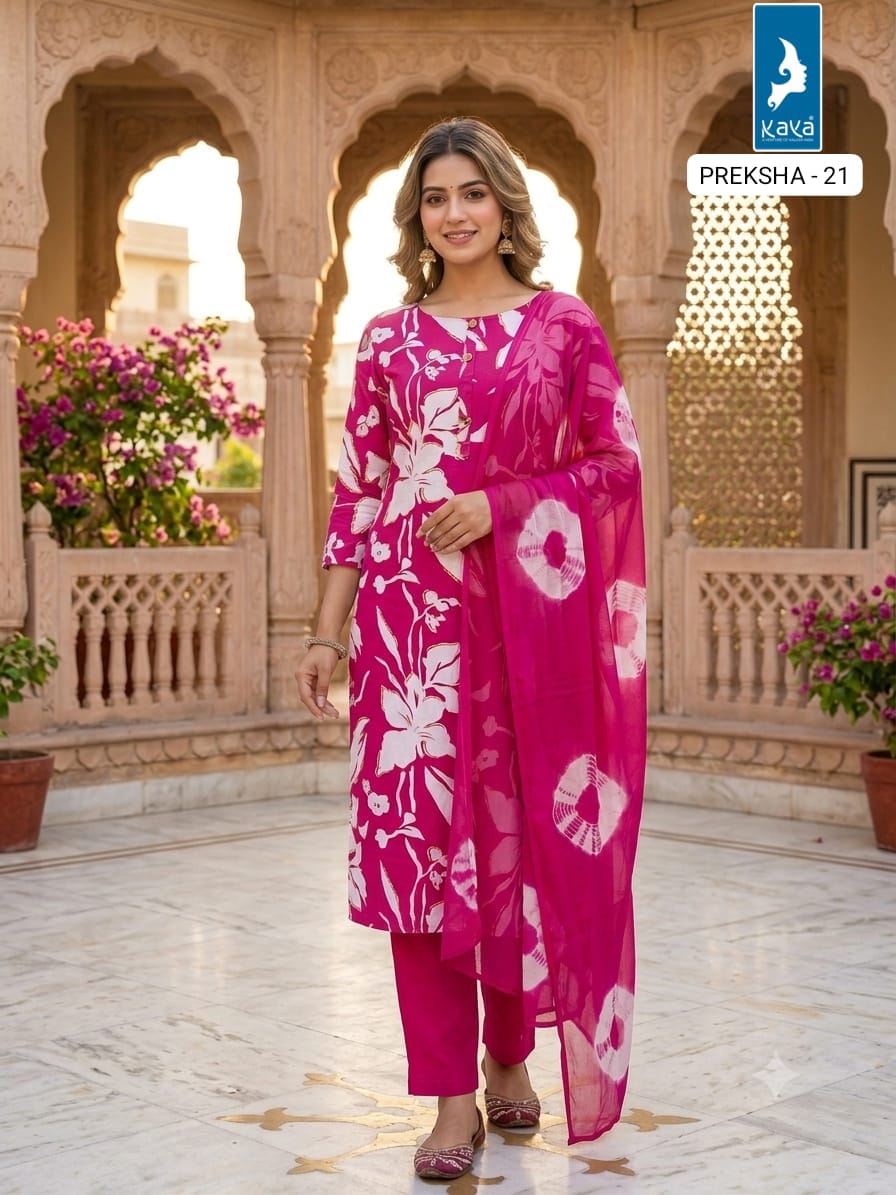 Kaya Kurti Preksha Printed Salwar Kameez Size Set collection 2
