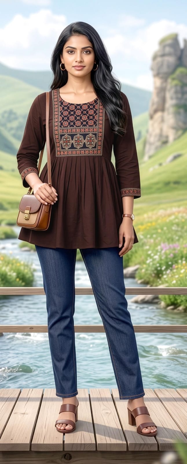 Aarvee Creation Ghera Ladies Tops Size Set collection 1