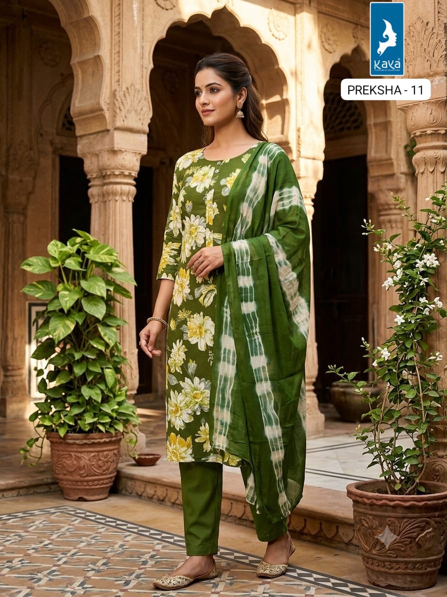 Kaya Kurti Preksha Printed Salwar Kameez Size Set collection 15