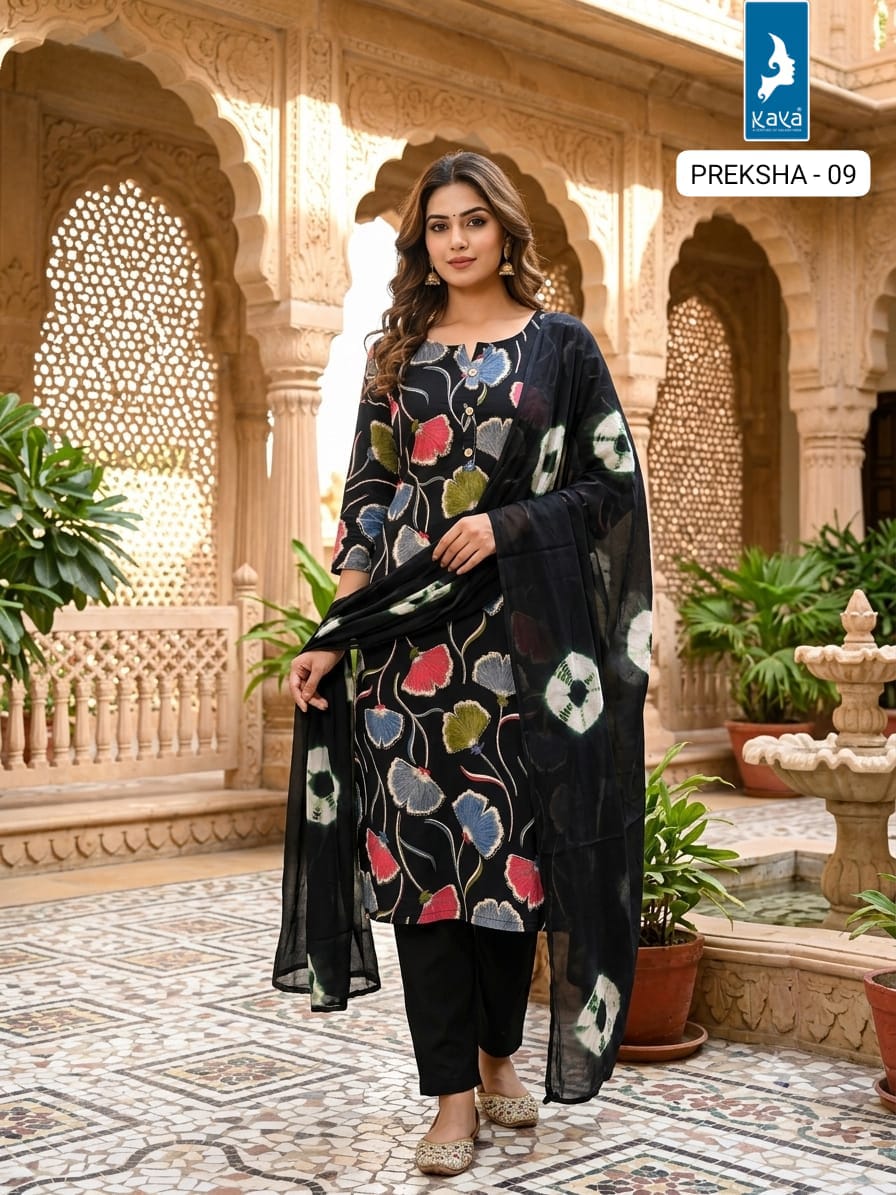 Kaya Kurti Preksha Printed Salwar Kameez Size Set collection 9