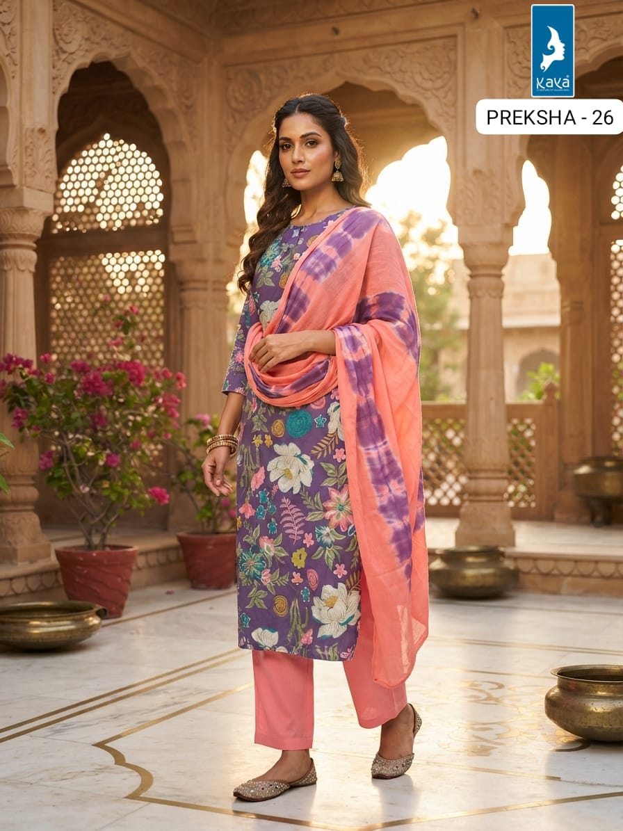 Kaya Kurti Preksha Printed Salwar Kameez Size Set collection 13