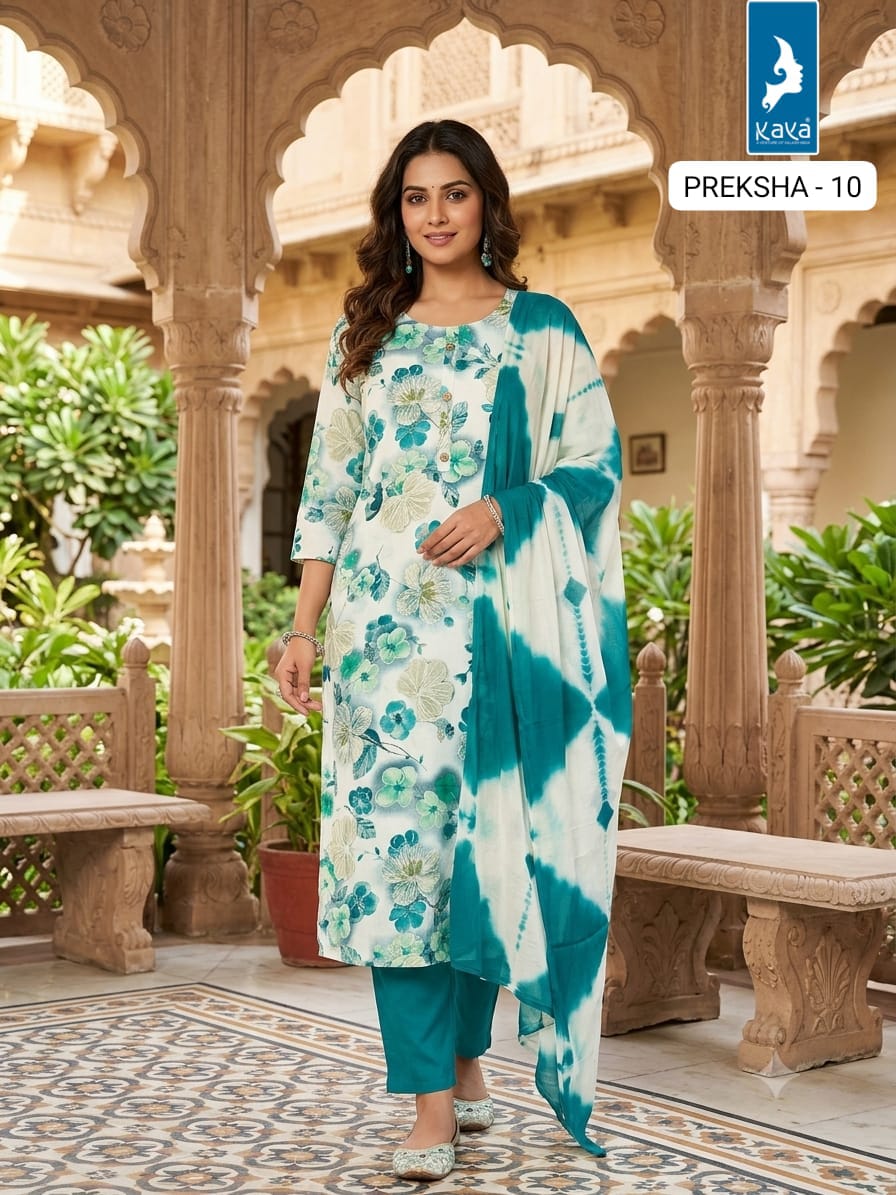 Kaya Kurti Preksha Printed Salwar Kameez Size Set collection 10