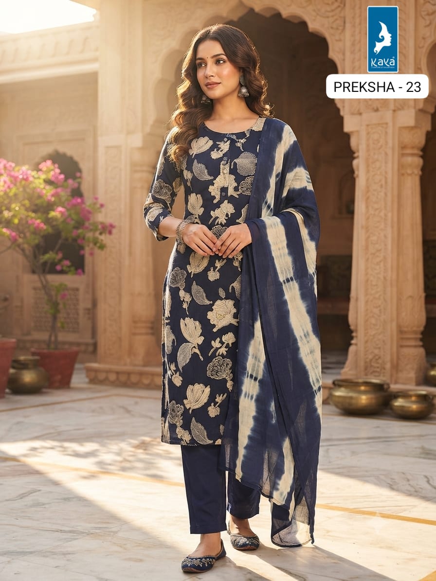 Kaya Kurti Preksha Printed Salwar Kameez Size Set collection 4