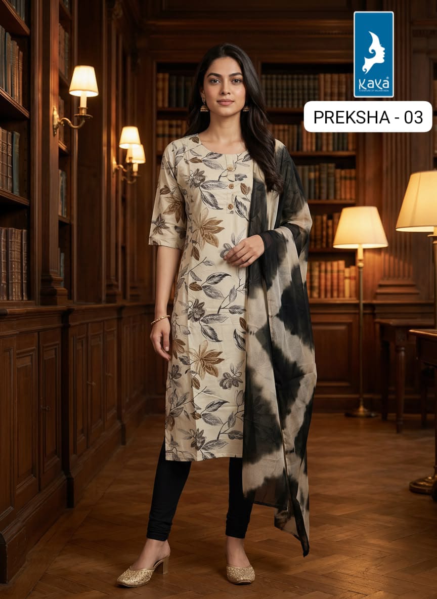 Kaya Kurti Preksha Printed Salwar Kameez Size Set collection 19