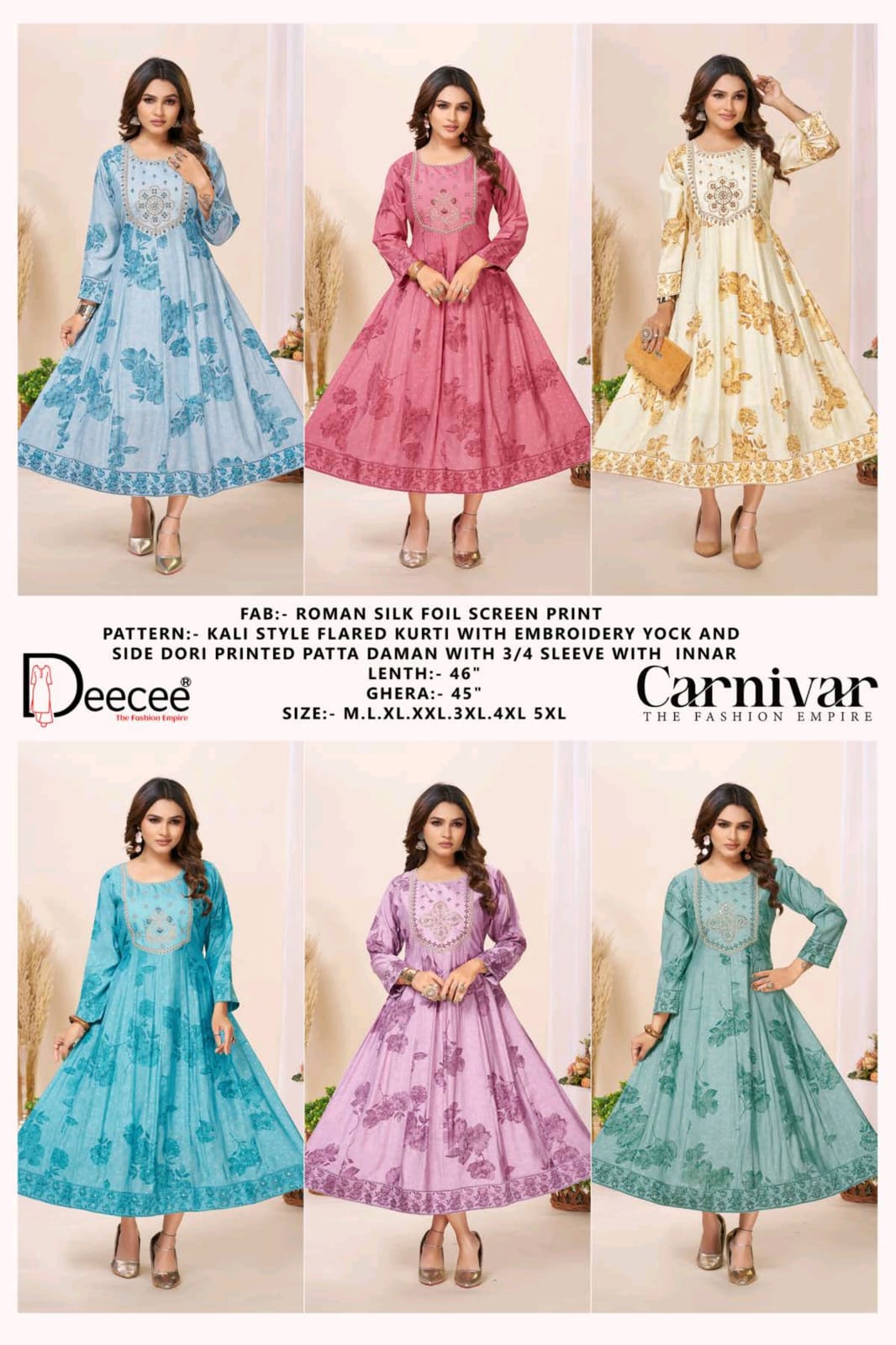 Deecee Carnivar One Piece Dress Catalog collection 5