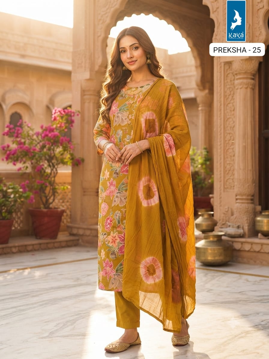 Kaya Kurti Preksha Printed Salwar Kameez Size Set collection 6
